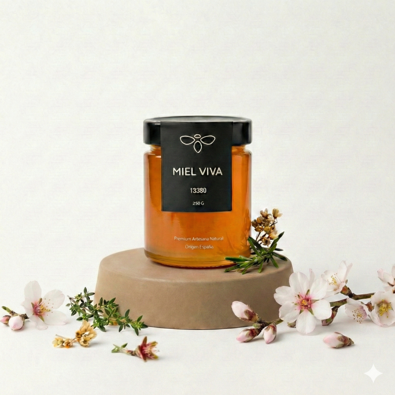 miel cruda de tomillo y romero Campo de Calatrava